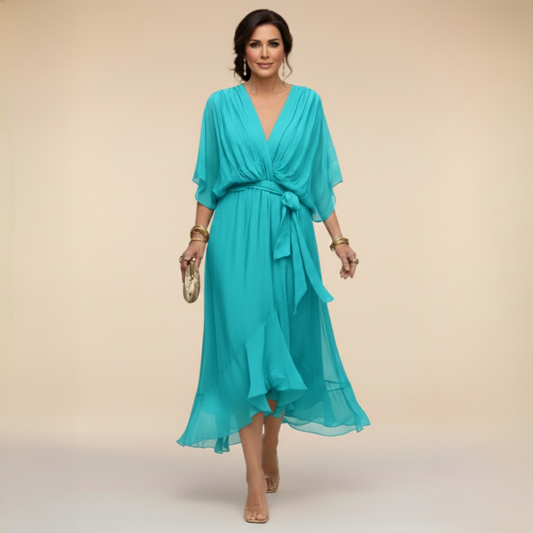 Caroline | Effortlessly Flattering Dress-Black
