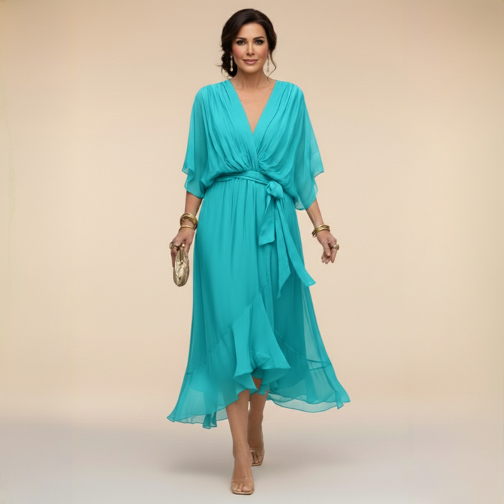 Caroline | Effortlessly Flattering Dress-Black