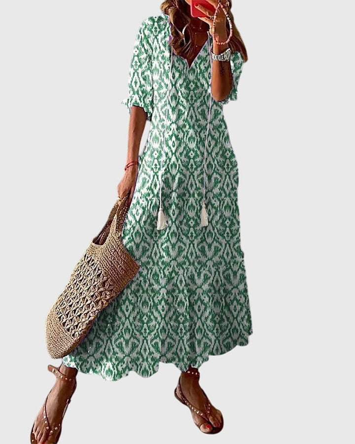 Jayzlynn | Boho Vintage Summer Dress