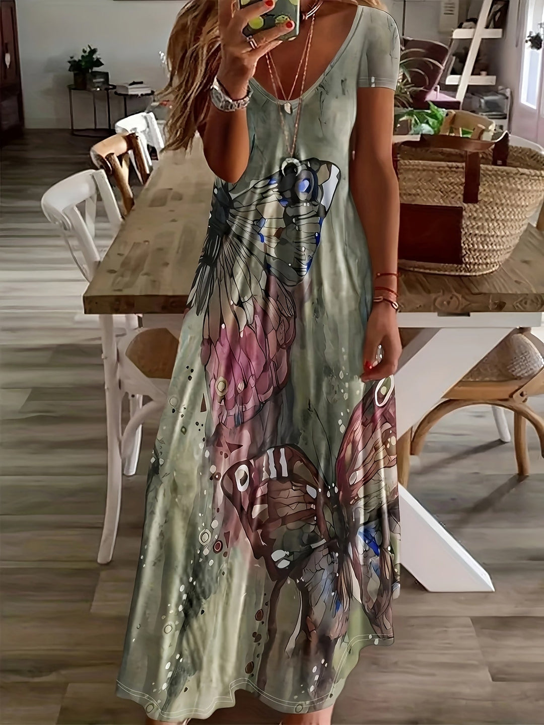 Lisa | Artistic Tummy-Flattering Dress