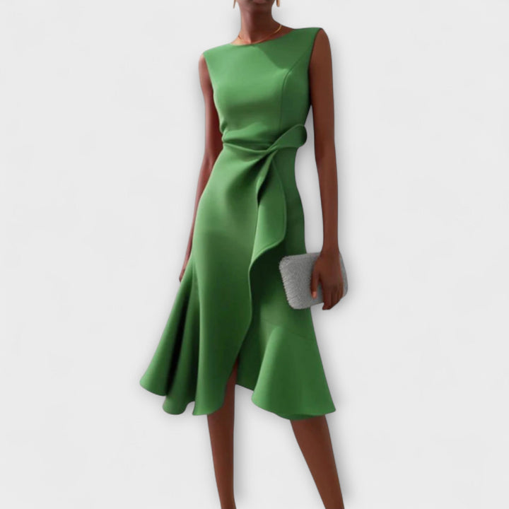 Aubrielle | Sophisticated Midi Dress