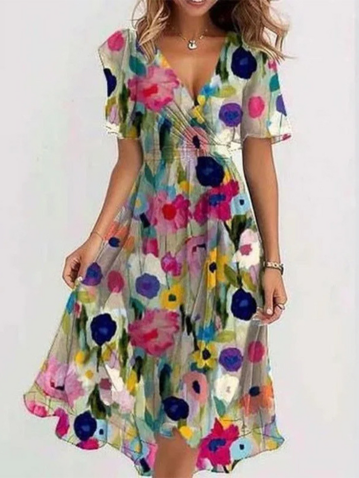 Galina | Summer Dress With Belly Cover