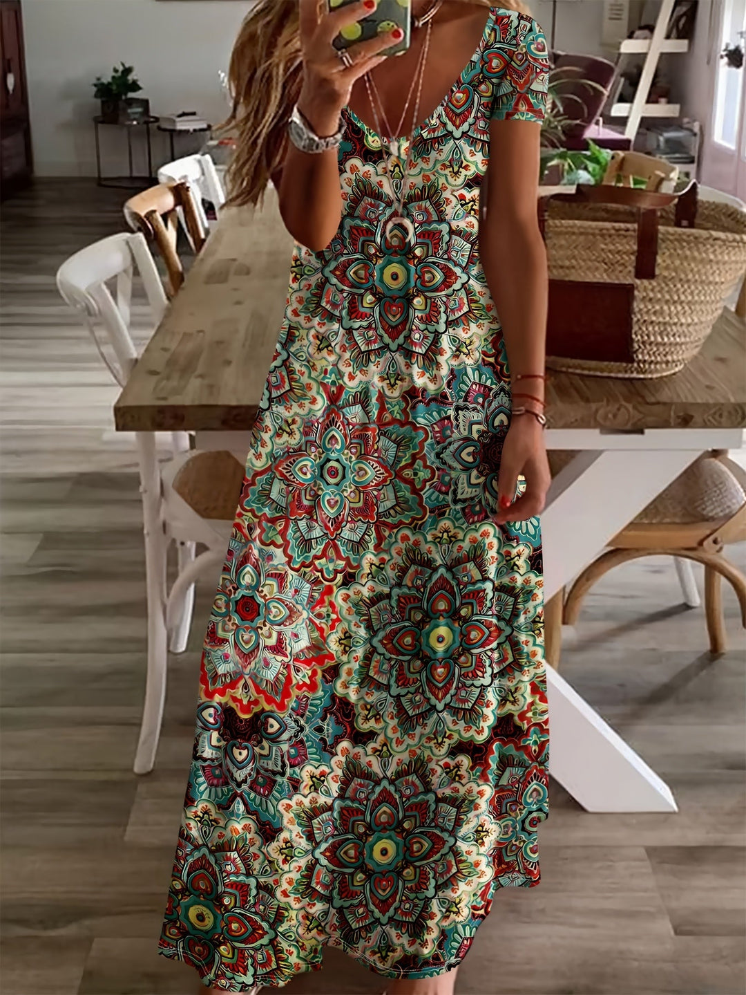 Elise | Artistic Tummy-Flattering Dress