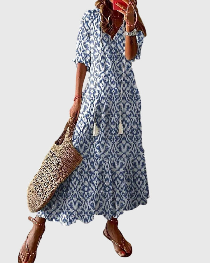 Jayzlynn | Boho Vintage Summer Dress