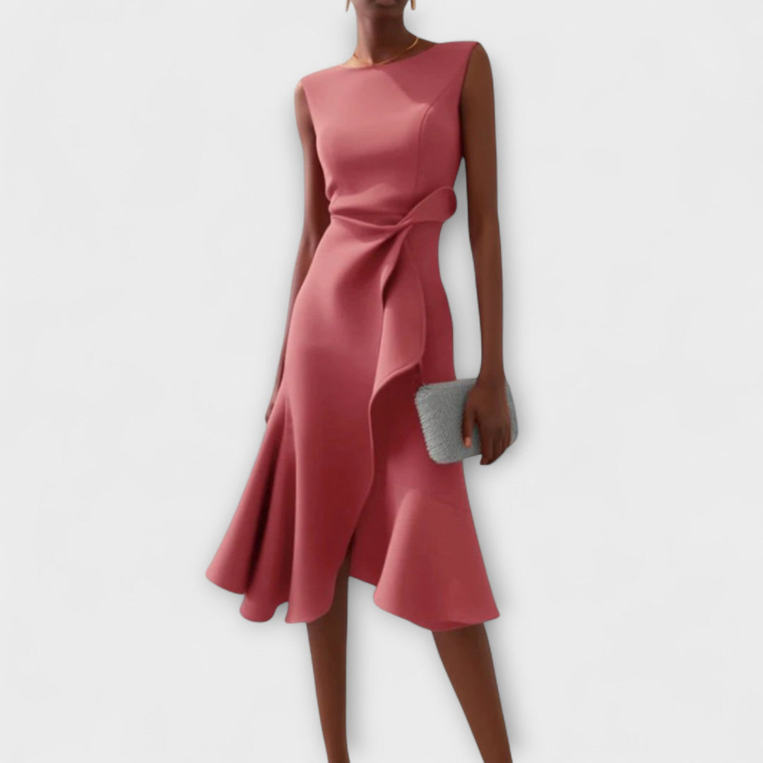 Aubrielle | Sophisticated Midi Dress