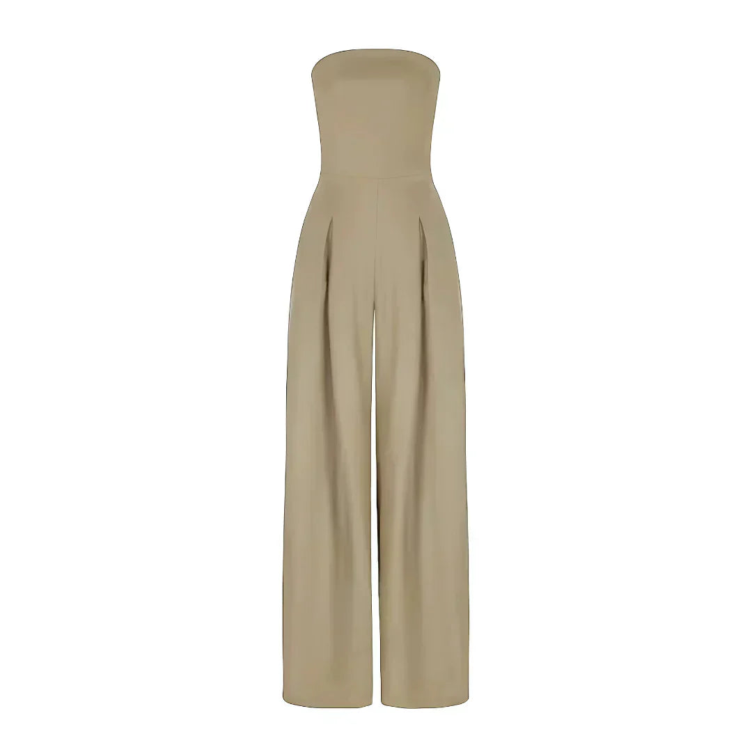 Strapless Bustier Jumpsuit