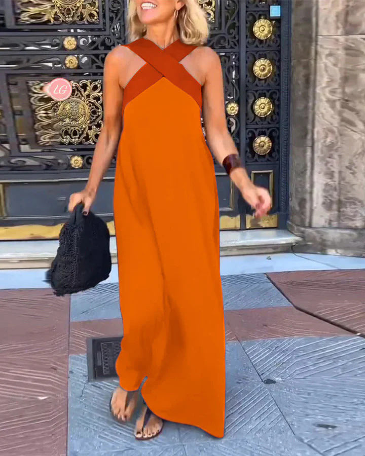 Dahlia Crossed Cut Sundress