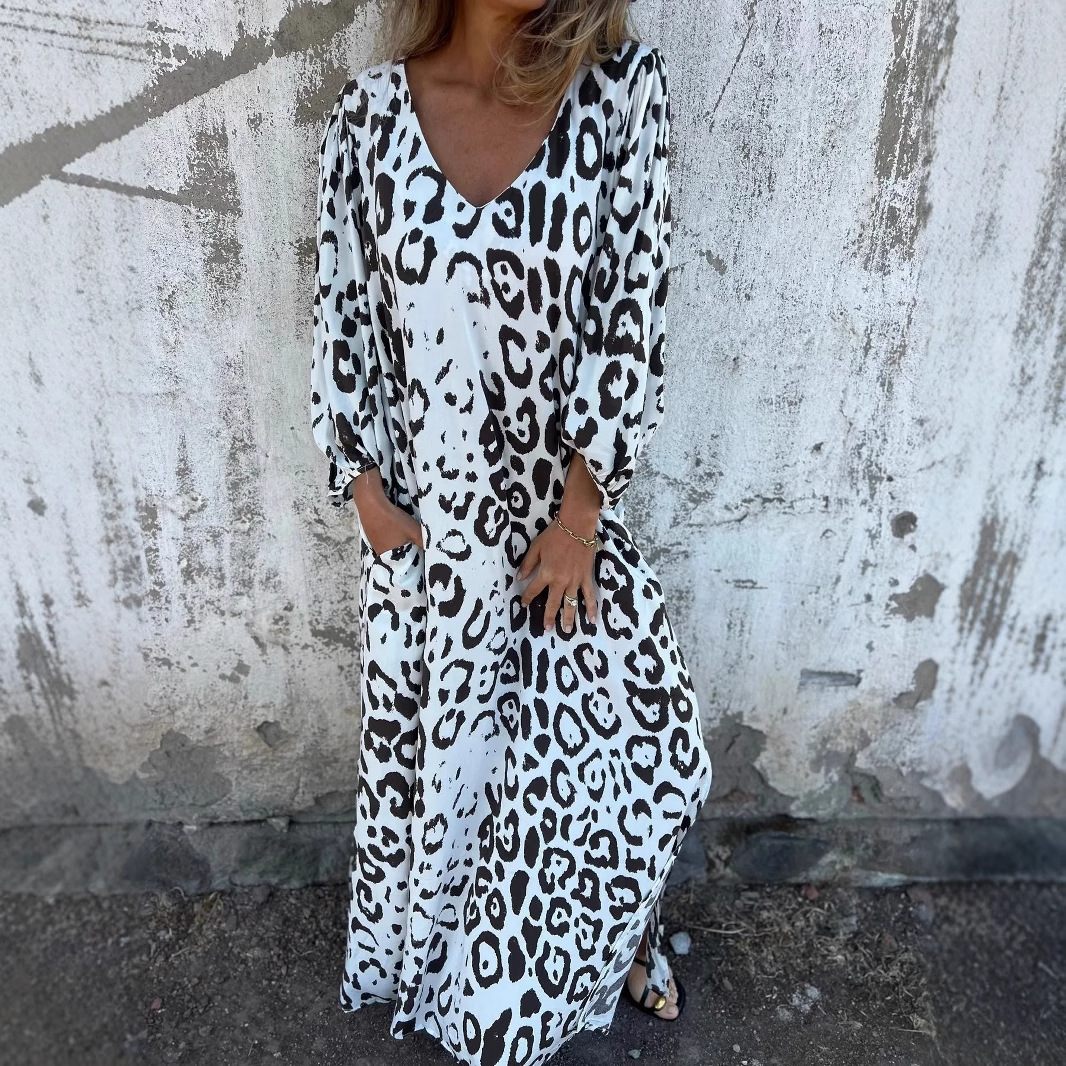 Dahlia Leopard Print Dress