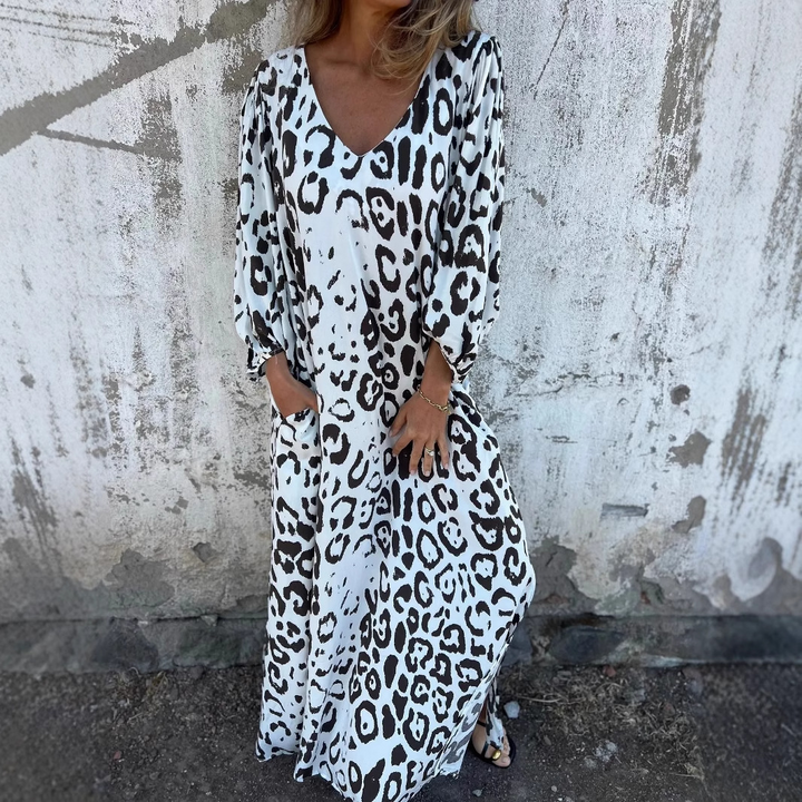 Dahlia Leopard Print Dress
