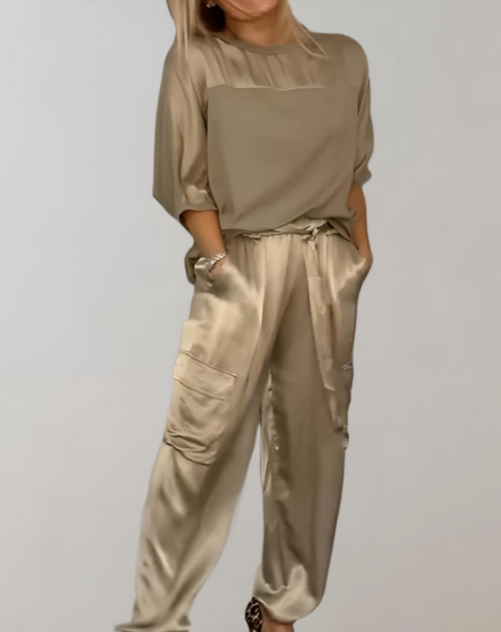 Finley - Silky Soft Cargo Lounge Set
