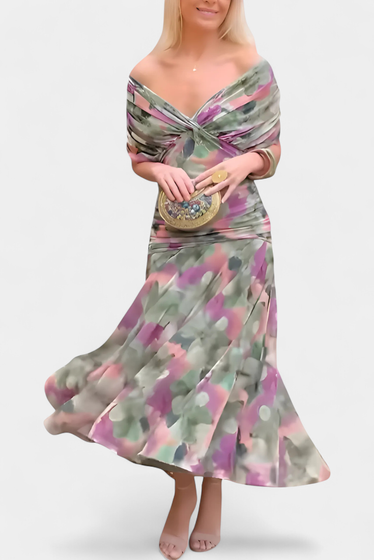 Fiona Maxi Floral Dress