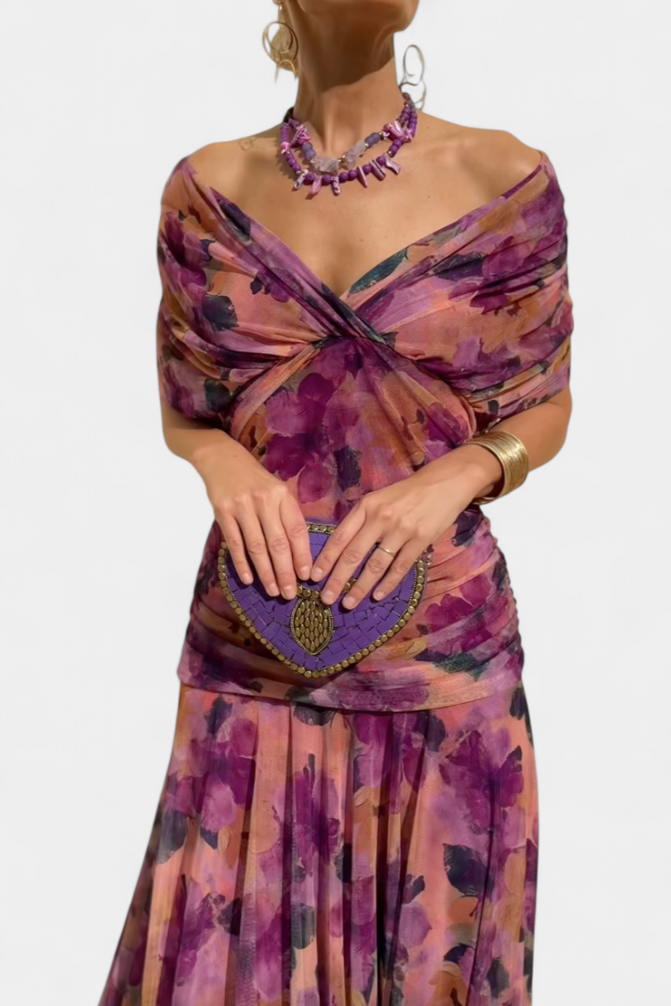 Fiona Maxi Floral Dress