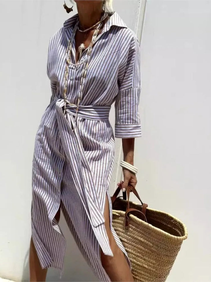 Giselle Casual Striped Dress