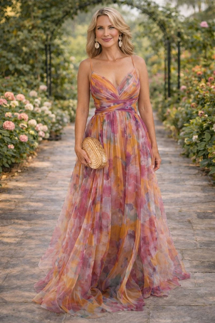 Giselle Floral Sleeveless Maxi Dress