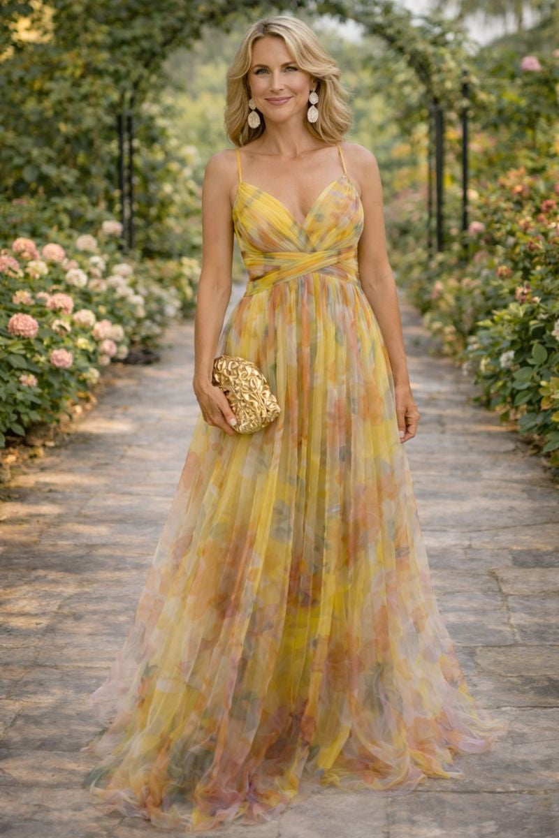 Giselle Floral Sleeveless Maxi Dress