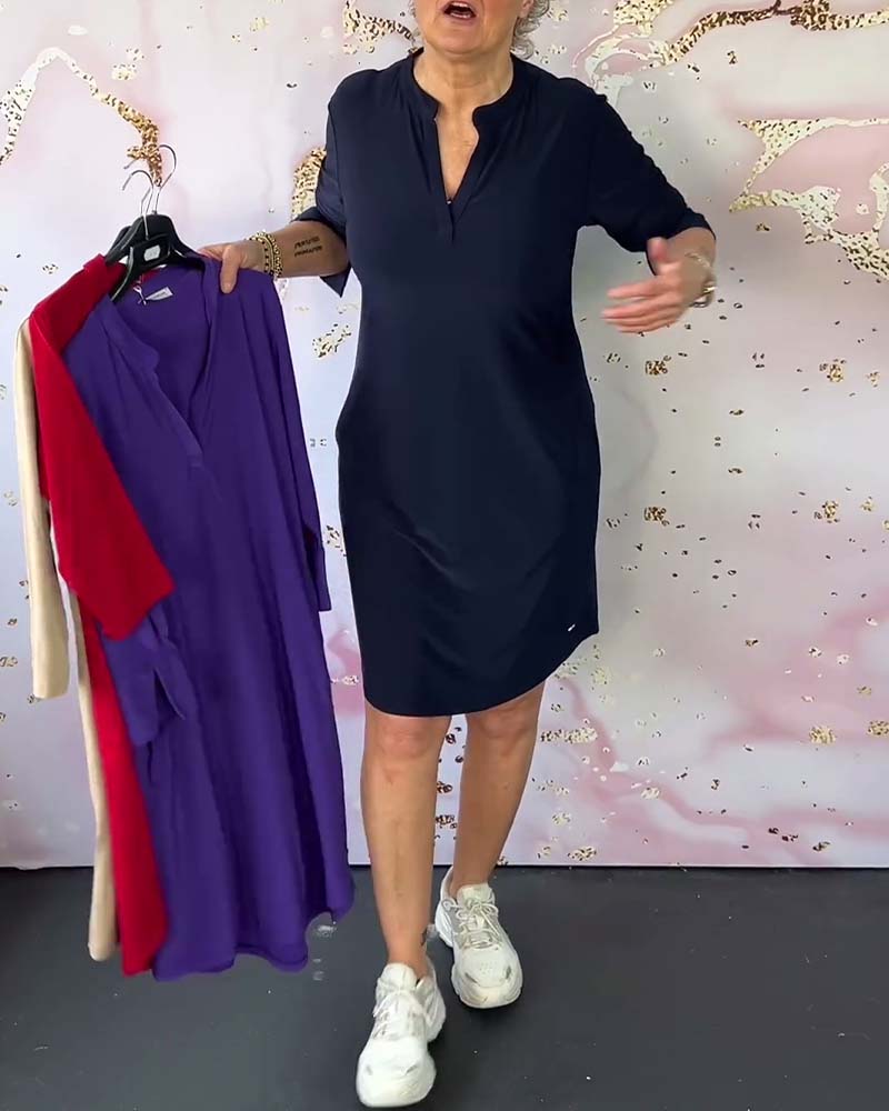 Harlow V-Neck Summer Dress