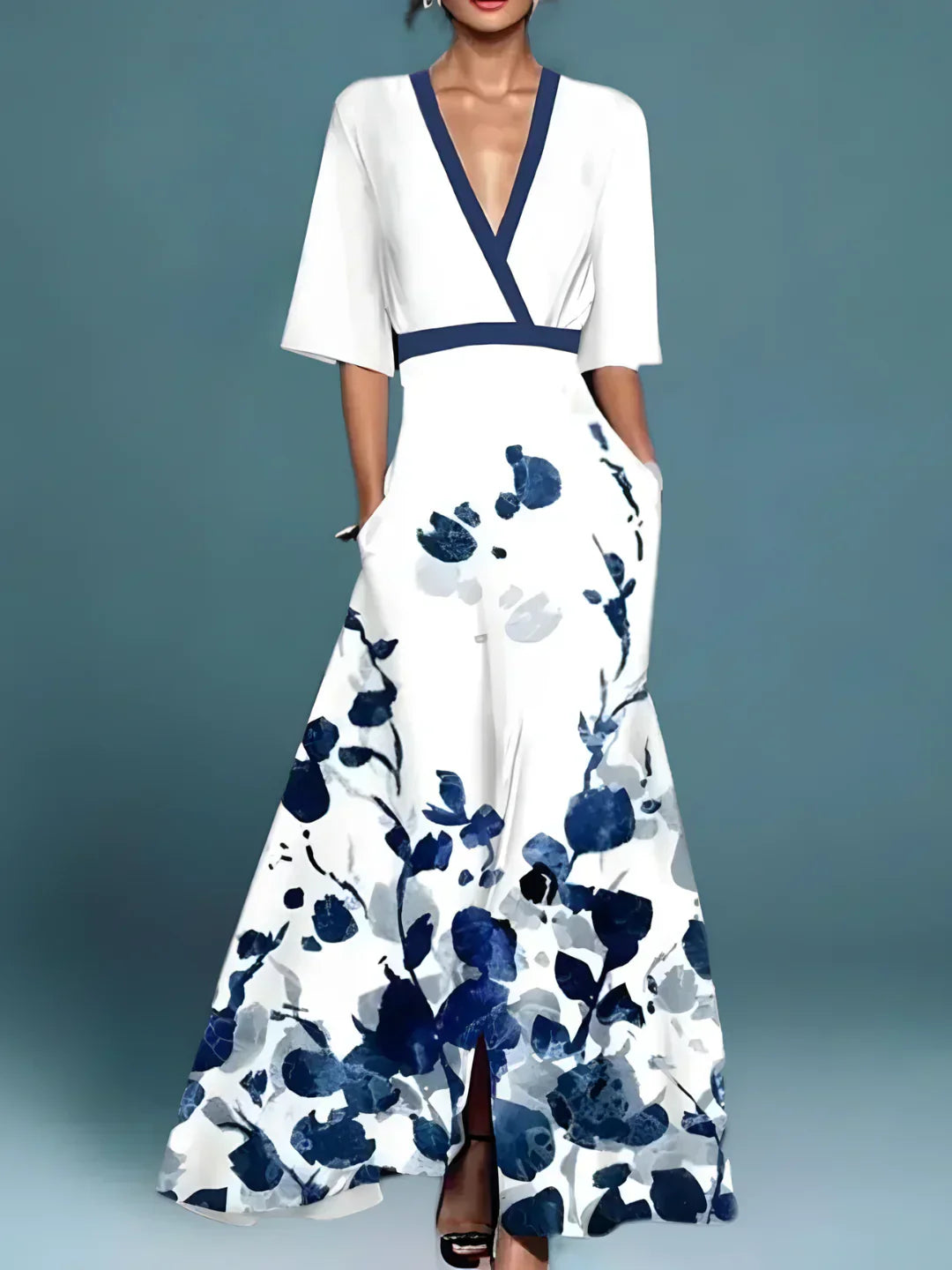 Lina Floral Midi Dress