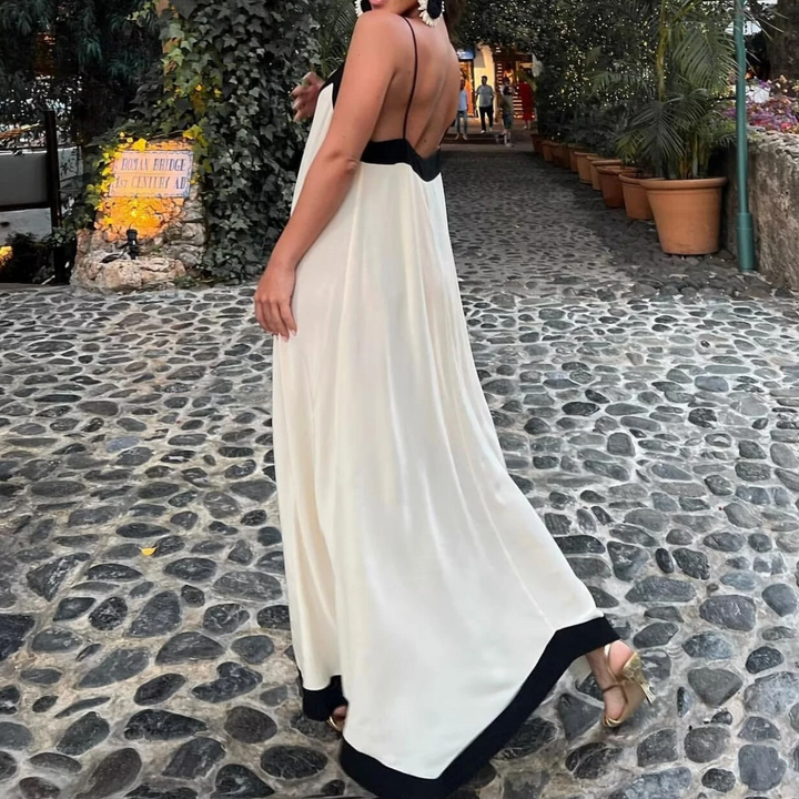 Mila V-Neck Loose Dress