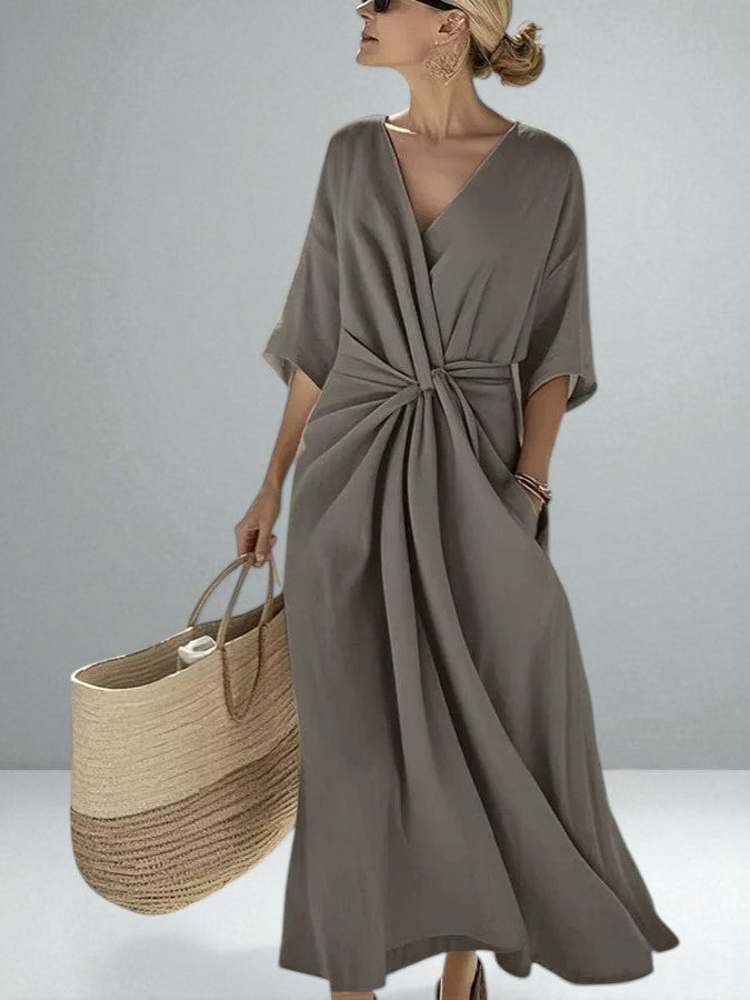 Benthe™ | Elegant Twist Maxi Dress