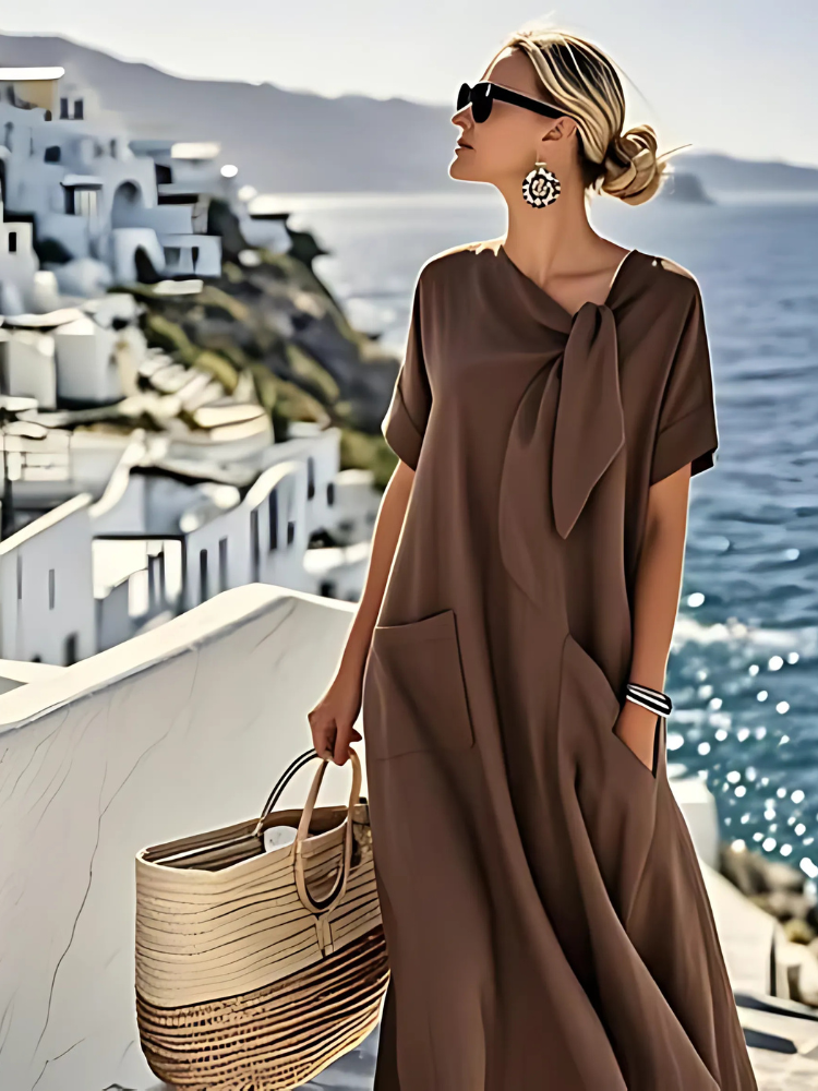 Athena™ Elegant Dress with Pockets