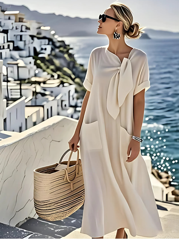 Athena™ Elegant Dress with Pockets