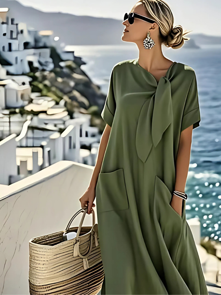 Athena™ Elegant Dress with Pockets